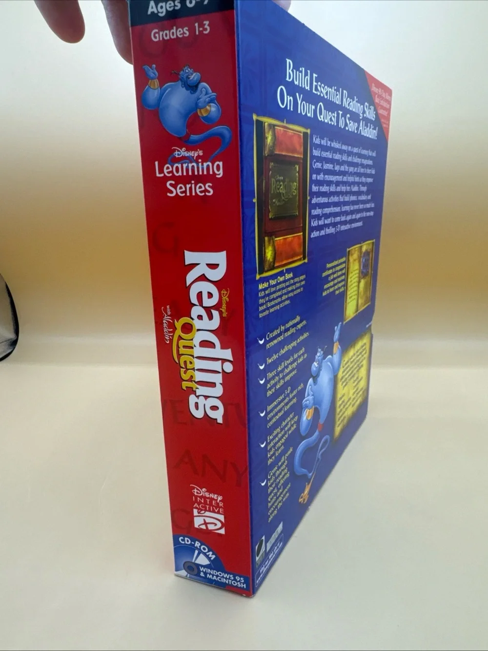 Disney's MathQuest with Aladdin CD-ROM PC Game Ages 6-9 Learning Disney Big Boxm